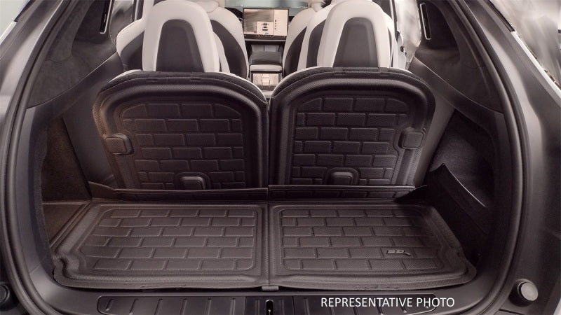 3D MAXpider 20-23 Tesla Model Y 2nd Row Seatback Protector Kagu Cargo Liner - Black