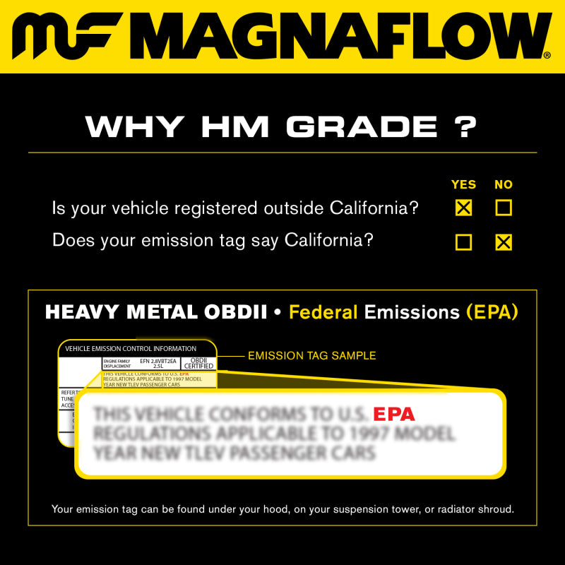MagnaFlow Conv DF 04-09 Mazda RX-8 1.3L M/T Rear