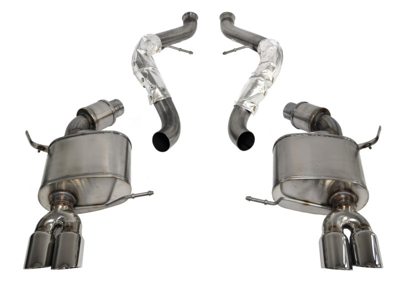 Corsa 08-12 BMW M3 Convertible E93 Polished Sport Cat-Back Exhaust